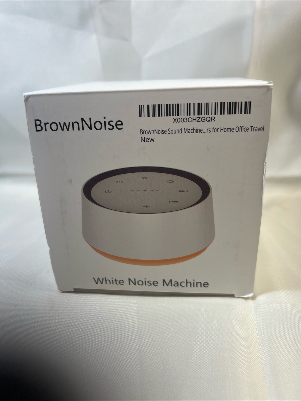 Compact White Sound Machine with Touch Controls - Picture 2 of 5